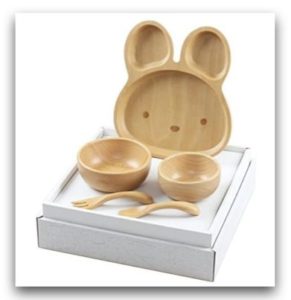 米飛兔 北歐櫸木兒童餐具組