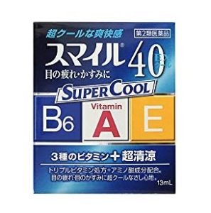 日本眼藥水_極勁酷涼_獅王 Smile40 EX Cool 眼薬水（スマイル40EX クール）