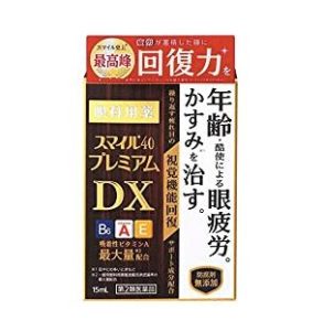 日本眼藥水_年長者適用_獅王 獅美露 Smile40 Premium DX（スマイル40 プレミアムDX）