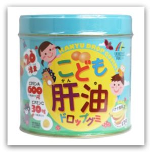 日本保健食品-UNIMAT RIKEN 兒童DHA水果軟糖（添加維生素A、B2、D）（香蕉口味）