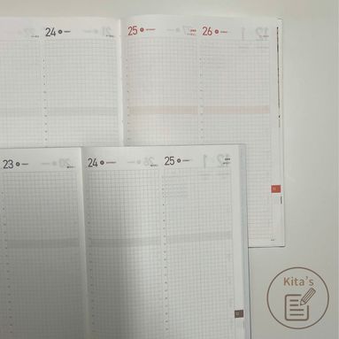 2022年手帳開箱-Take A Note-和去年比較印刷色調