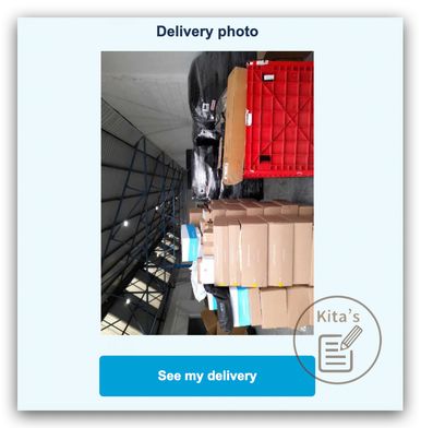 【購物實測】購買英國ASOS服飾到台灣-英國物流公司Hermes提供貨件抵達Buyandship倉庫的照片