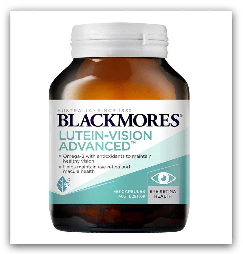 澳洲保健食品-BLACKMORES 澳佳寶- Lutein-Vision Advanced 金盞花葉黃素+魚油