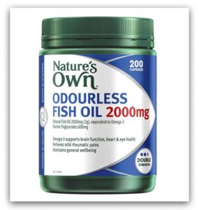 澳洲保健食品-Nature's Own-Odourless Fish Oil 2000mg高單位無腥味深海魚油