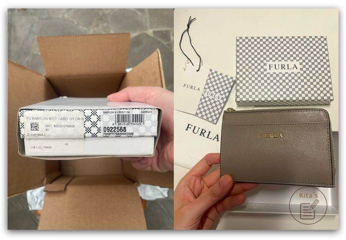 【美國Jomashop購物實測評價】_FURLA卡片包的外盒包裝、防塵袋、保證卡一樣都沒少