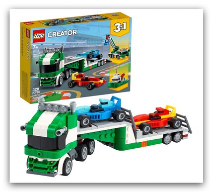樂高LEGO Creator 系列 3in1 Race Car Transporter 31113