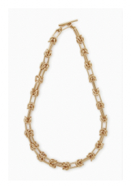 COS - KNOTTED T-BAR CHAIN NECKLACE
