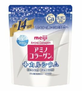 日本保健食品-Meiji 明治 膠原蛋白粉 加鈣版 補充包