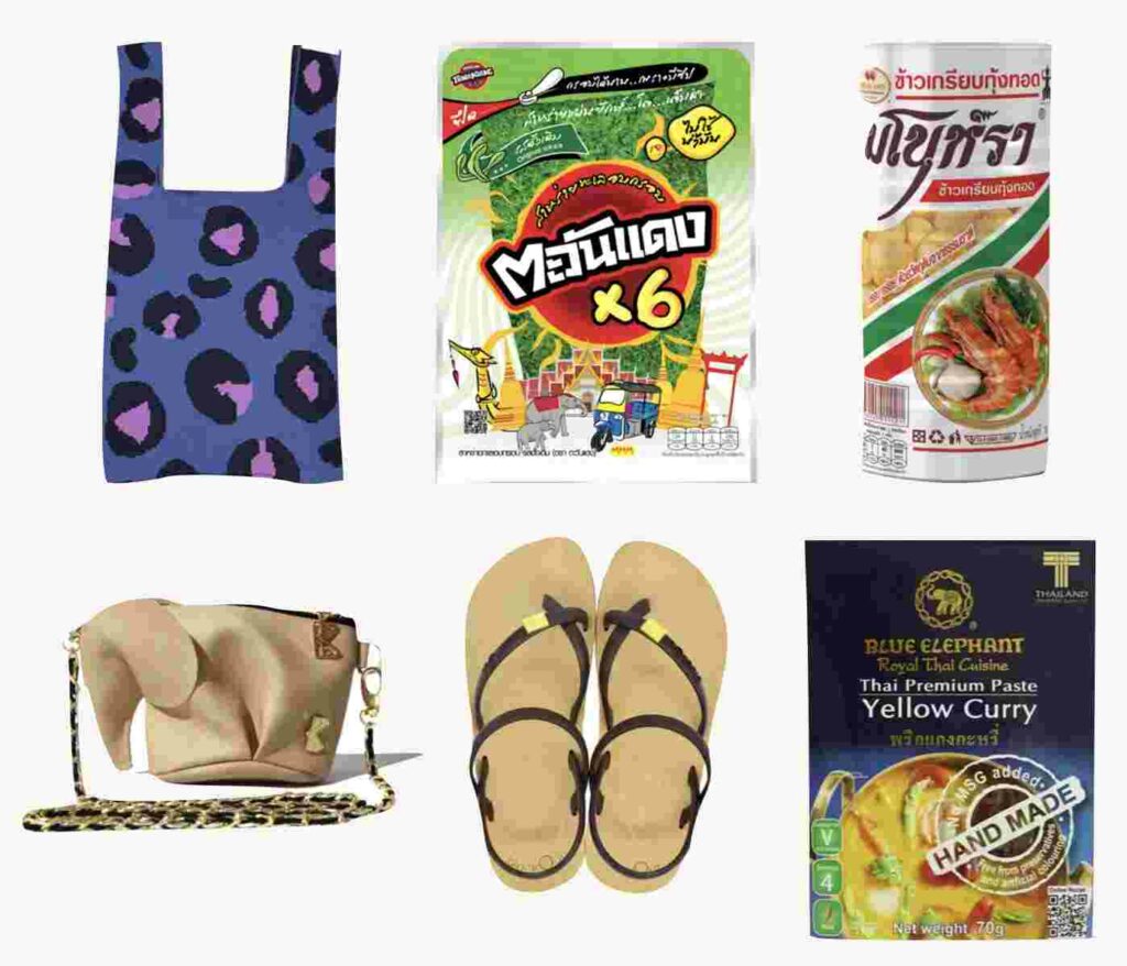【泰國集運推薦】時尚配件、涼鞋、零食、料理包，是到泰國必買的商品