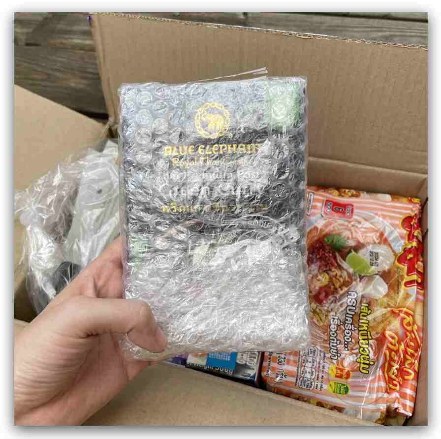 【購物實測】PChome Thai 泰國購物 代購 - 調理包有氣泡紙防護