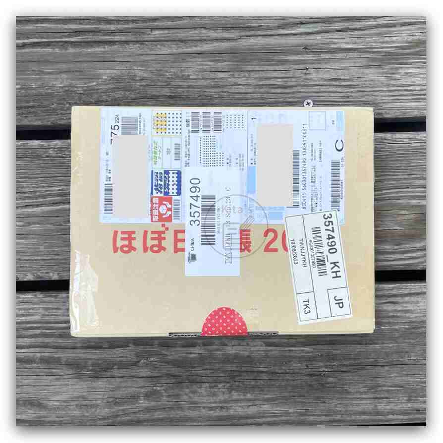 Hobonichi 日本官網購物 - 拆開包裹外袋