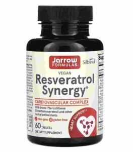 Jarrow Formulas Resveratrol Synergy 200 mg 白藜蘆醇